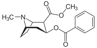 Image result for cocaine formula structure
